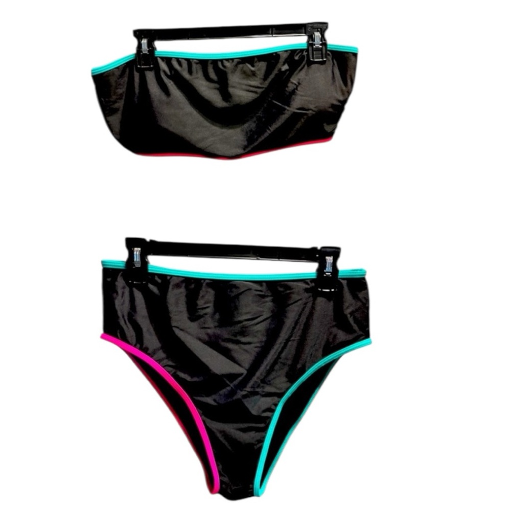 High Waisted Bandeau Swimsuit